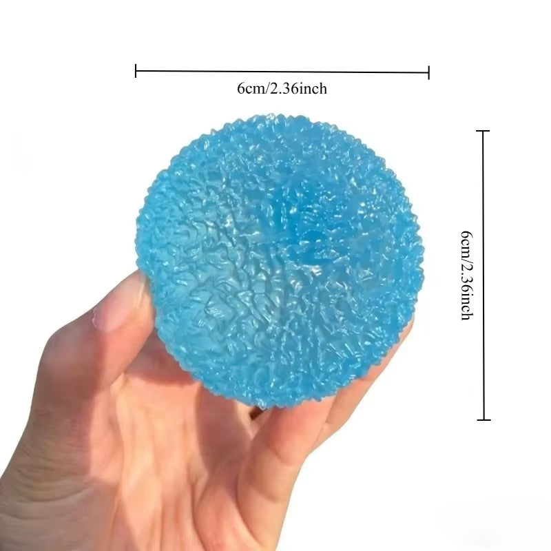 Squishy Ice Ball Maltose Fidgets Toy Super Soft Pink Mochi Slow-Rebound Squeeze Toy Anti-Stress Toy for Adults Hand Exercise