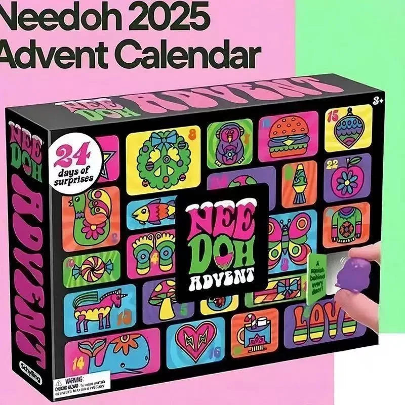 Advent Calend 2026 Ned Advent Holiday Squeeze Toy Cave Blind Box