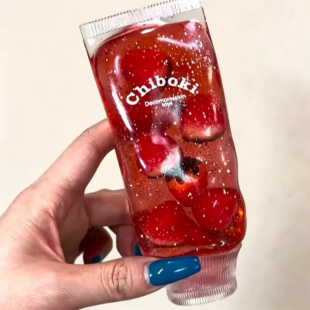 1-8PCS Toothpaste Stress Ball Shapeable Squishy Toy Non Bounce Jam Vaseline Feel ASMR Fidget for Kids Adults anti Stress Gift