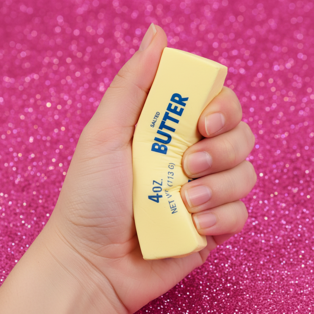 Butter Stick gequetscht