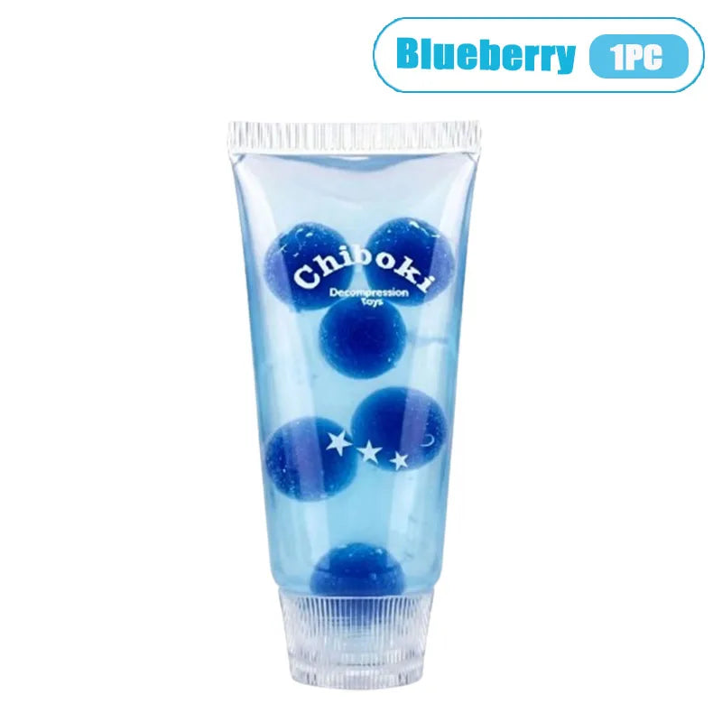 1-8PCS Toothpaste Stress Ball Shapeable Squishy Toy Non Bounce Jam Vaseline Feel ASMR Fidget for Kids Adults anti Stress Gift